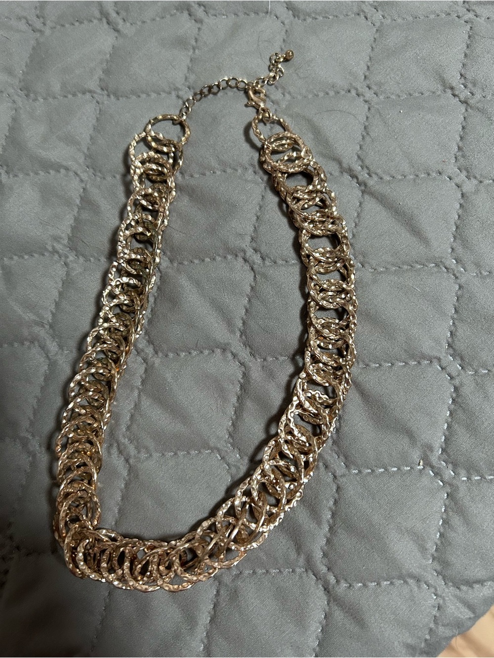 Gold Chain Link Statement Necklace - Women Jewelry